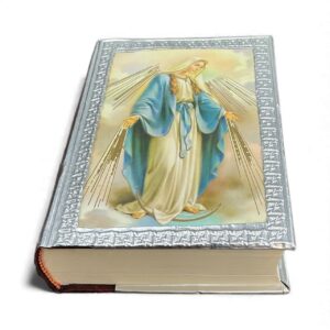 Virgin Mary Prayer Book – Silver Embossed Cover
