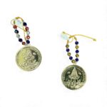 Our Lady of Charity Hanging Medal – Beaded Loop (Multiple Designs)