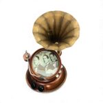 Vintage-Style Mini Gramophone Music Box