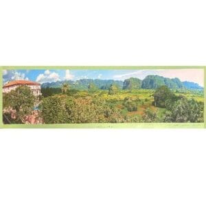 Panoramic Poster Valle de Viñales Large 39 1/2″ x 9″