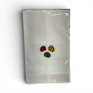 Long Embroidered Cloth Napkins (Multiple Designs)