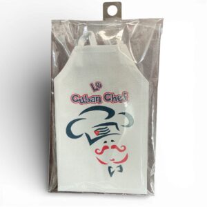 Mini Apron Bottle Cover – “Lo Cuban Chef”
