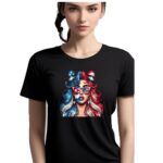Cuban American Girl T-Shirt – Bold & Colorful Design
