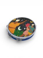 Cuban Rhythm Tambourine – Festive Dance Design