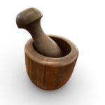 Wooden Mortar & Pestle – Small