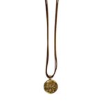 Cuba USA Coin Cord Necklace