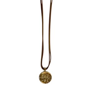 Cuba USA Coin Cord Necklace