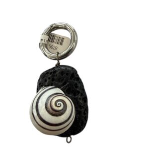 Polymita Shell Keychain – Cuban Natural Shell