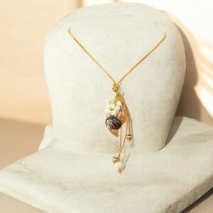 Adjustable Necklace with Polymita Shell – Baracoa, Cuba