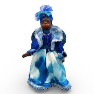 Traditional Cuban Doll in Blue Dress