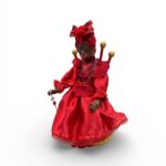 Traditional Cuban Doll in Red Dress