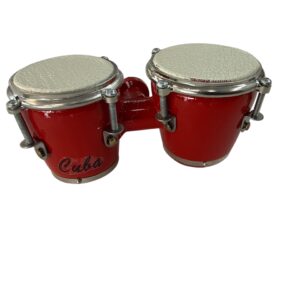 Cuba Bongo Drum Magnet – Red