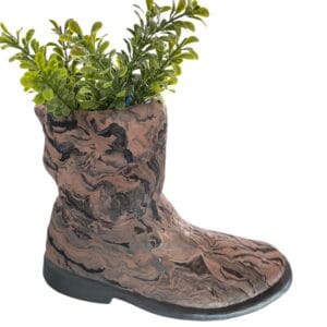 Decorative Boot Planter – Assorted Colors (12–13”)