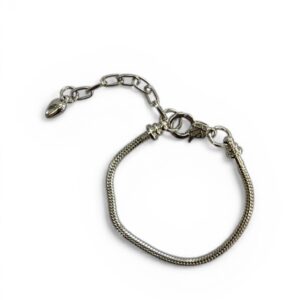 Women’s Silver Snake Chain Bracelet – Adjustable
