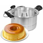 Double Boiler Cuban Flan Mold 1.6 qts. Easy Make Recipe Included