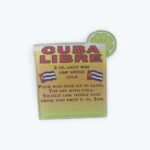 Cuba Libre Recipe Refrigerator Magnet - 3 1/2” x 2 1/2”
