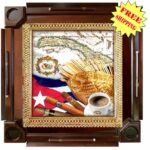 (34x34) Cuban Domino Tables (wooden legs). 14 Different Designs to Choose From.