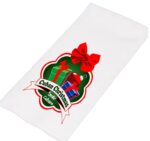 Cuban Christmas Kitchen Towels Folded: 12" x 6" Wide. Opened 25" x 16 ' Wide