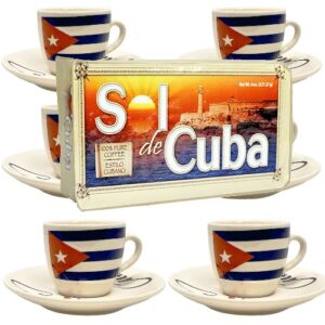 Cuban Flag Demitasse Cups Set – Celebrate Cuban Coffee Tradition