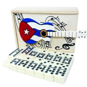 Double Nine Domino Set with Guitar Lid