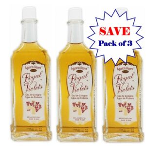 Agustin Reyes Royal Violets Splash Glass Bottle 5 oz