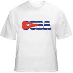 CUBA Lettering T-Shirt – Bold Cuban Pride