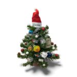 (12" Tall) Christmas Tree with Cuban Decorations