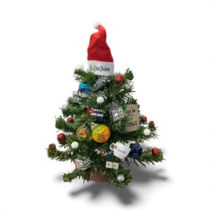 (12" Tall) Christmas Tree with Cuban Decorations