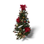 (18" Tall) Christmas Tree with Cuban Decorations