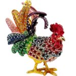 Rooster Jewelry Box. 4" x 4"
