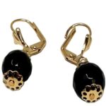 Azabache Gold Filled Earring