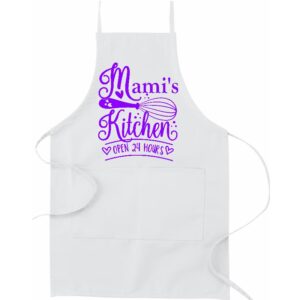 Apron" Mamis Kitchen Opne 24 Hours"