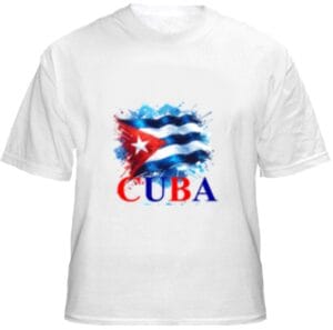 Cuban Explosive Flag T-Shirt – Bold & Patriotic