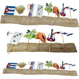 Cuban Party Picks 6Pieces in the Set