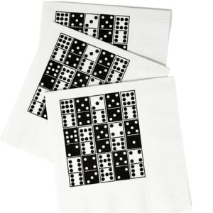 Cocktail Napkins Domino 2 Ply 5″ x 5″