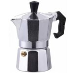 Cuban Coffee Maker Aluminum Construction 1 oz, 3 oz, 6 oz, 9 oz Cup Capacity