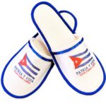 Cuban “Patria y Vida” Slippers – Red & Blue Trim