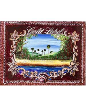 Ceramic Tile 6 x 8" for Wall or Table Top "Gold Label" Stand Included