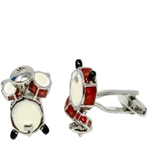 Cufflinks Set Cuban Bongo Design