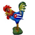 Cuban Rooster Hand made Papier Mache 12" Tall