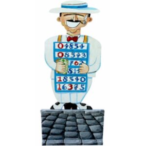 Prop Cuban Lottery Street Vendor 60" x 48"