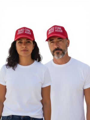 Make Cuba Great Again Cap- Red Embroide Hat