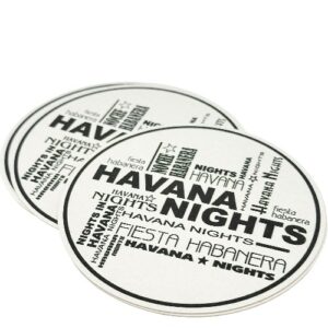 Coasters Havana Nights Set of 4 Size 4"
