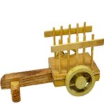 Mini Wood Carreta Hand Made 6" x 3 1/2"