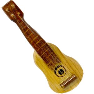 Hand Made Mini Guitar Wood 5 1/1"
