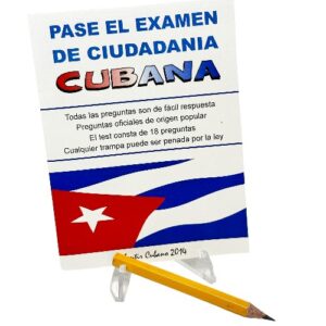 Examen de Ciudadania Cubana Para Su Fiesta. Includes Pencil
