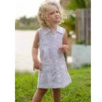 Sleeveless Cuban Guayabera for Girls – Traditional Design with 4 Pockets