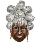 Paper Mache Celia Cruz 8" x 12"