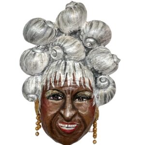 Paper Mache Celia Cruz 8" x 12"