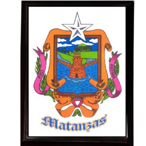 Matanzas Coat of Arms Wall Plaque 7" X 9"